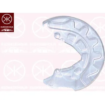 Brzdový kotouč Ochranný plech proti rozstřikování, brzdový kotouč KLOKKERHOLM 0027376