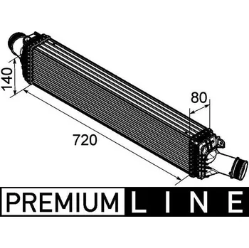 Motor automobilu Chladič turba MAHLE CI 169 000P