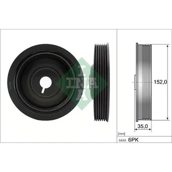 Řemenice, klikový hřídel Schaeffler INA 544 0054 10