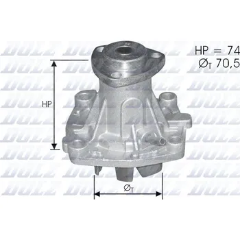 Chladič motoru Vodní čerpadlo, chlazení motoru DOLZ A330ST