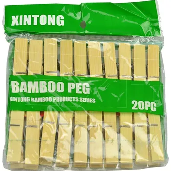 Kolíček na prádlo Euro Habitat Bambusové kolíčky na prádlo (20ks)