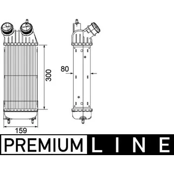 Chladič motoru Chladič turba MAHLE CI 171 000P
