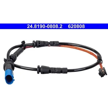 Brzdová destička Výstražný kontakt, opotřebení obložení ATE 24.8190-0808.2