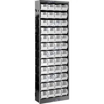 Dílenský regál Ama s.p.a. Policový regál s boxy 48ks