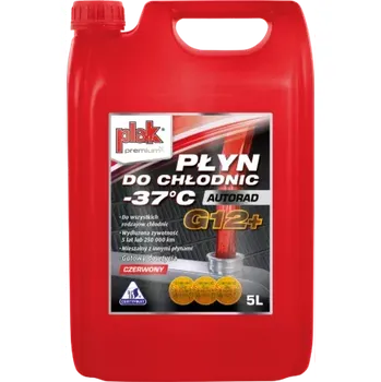 Nemrznoucí směs do chladiče Plak AUTORAD Chladicí kapalina -37°C G12+ 5L