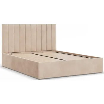 Postel Čalouněná postel POLLA 140x200 výběr z barev TRINITY 2 světle béžová