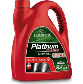 Motorový olej Orlen Oil Platinum Classic Mineral Diesel 15W-40 4,5L