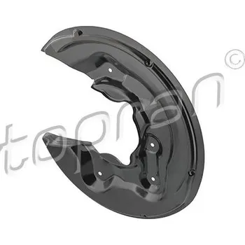 Brzdový kotouč Ochranný plech proti rozstřikování, brzdový kotouč TOPRAN 117 974