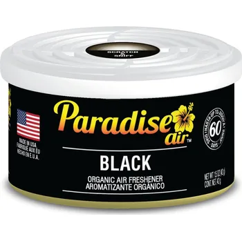 Vůně do auta Osvěžovač vzduchu Paradise Air Organic Air Freshener Black - Ledově svěží (42 g)