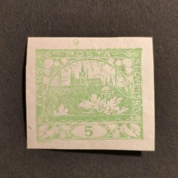 Poštovní známka Známka ČSR, 5h, Pof.3*
