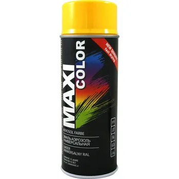 Barva ve spreji Motip Maxi color dopravní žlutá RAL1023 400ml