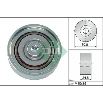 Vratná/vodicí kladka, klínový žebrový řemen Schaeffler INA 532 0583 10