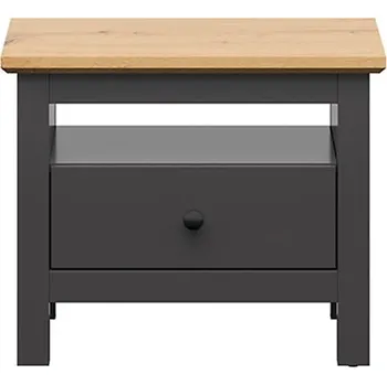 Noční stolek Brwcz HESEN KOM1S/5/6 grafit/dub artisan