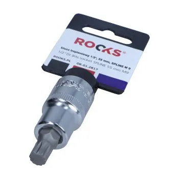 Gola hlavice Rooks Nástrčná hlavice, tisícihran 55mm, spline M9 OK-01.2817