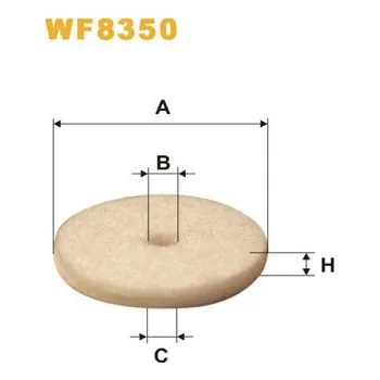 Palivový filtr Palivový filtr WIX FILTERS WF8350