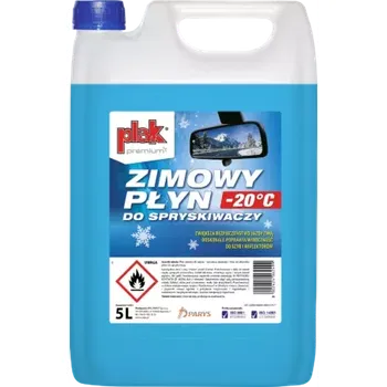 Nemrznoucí směs do chladiče Plak Zimní kapalina do ostřikovačů -20°C 5L