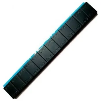 Sada na opravu pneumatiky WWA-FE12X5BLA Vyvažovací závaží 60g 12x5g 100 ks, černé - pro litá kola