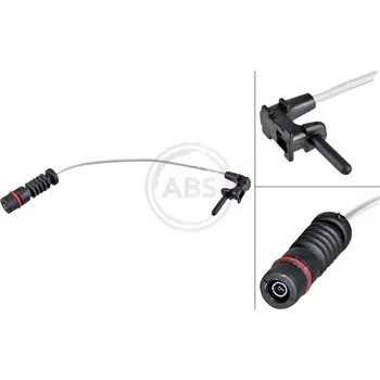 Brzdová destička Výstražný kontakt, opotřebení obložení A.B.S. 39597