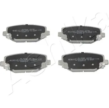 Brzdová destička Sada brzdových destiček, kotoučová brzda ASHIKA 51-09-908