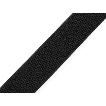 Textilní guma Pruženka šíře 30 mm Varianta: Černá, Balení: 1 m