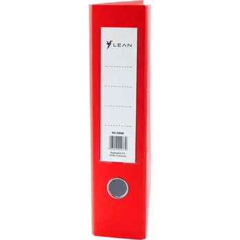 Pákový pořadač A4, hřbet 75 mm, červený