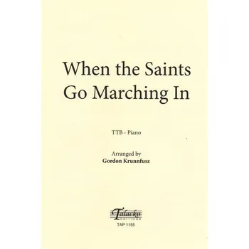 When the Saints Go Marching In