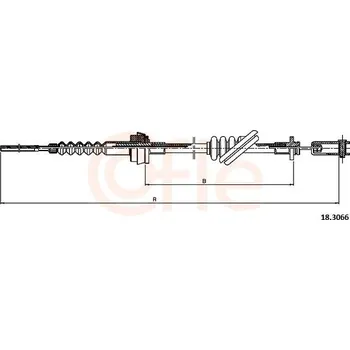Spojkové lanko Spojkové lanko COFLE 18.3066