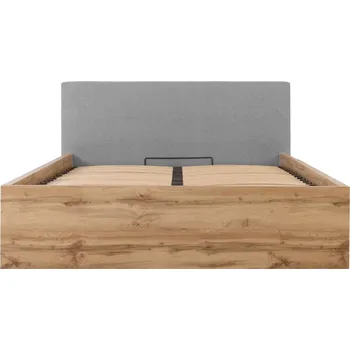 Postel Brwcz TETRIX LOZ/140/B/T S ČELEM dub wotan/INARI 91 VČETNĚ ROŠTU BEZ MATRACE / 4BAL /