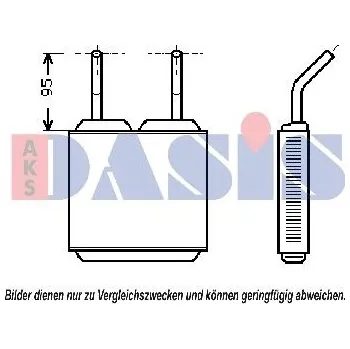 Výměník tepla Výměník tepla, vnitřní vytápění AGB 5505N8-1