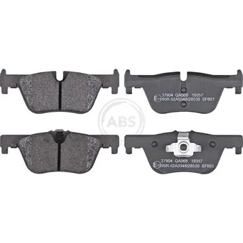 Brzdová destička Sada brzdových destiček, kotoučová brzda A.B.S. 37904