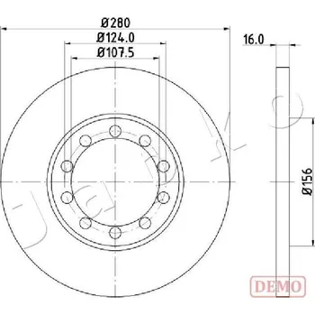 Brzdový kotouč Brzdový kotouč JAPKO 610314C