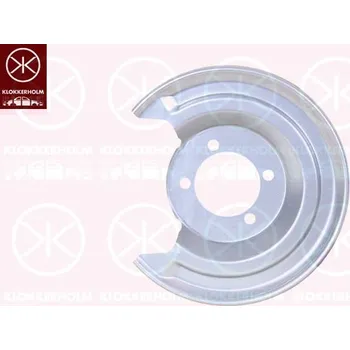Brzdový kotouč Ochranný plech proti rozstřikování, brzdový kotouč KLOKKERHOLM 8118877
