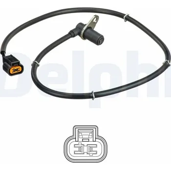 Přislušenství brzdového systému Snímač, počet otáček kol DELPHI SS20618