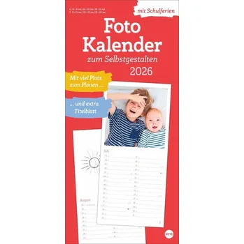 Fotokalender zum Selbstgestalten 2026 - Heye