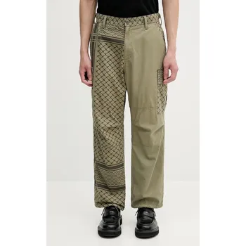 Pánské kalhoty Bavlněné kalhoty NEIGHBORHOOD PT SHEMAGH, M, zelená, 91X