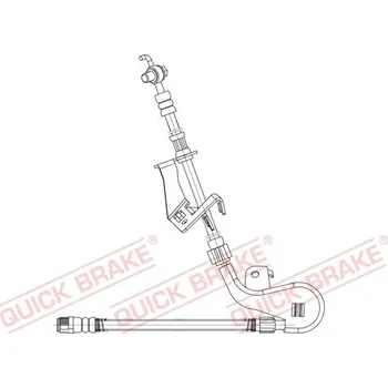 Brzdová hadice Brzdová hadice QUICK BRAKE 58.887X