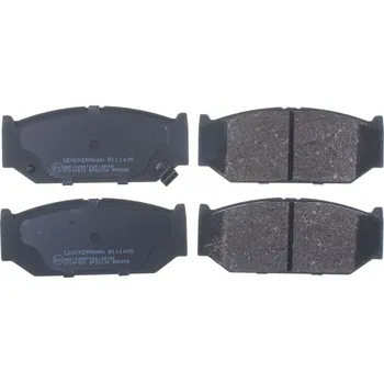 Brzdová destička Sada brzdových destiček, kotoučová brzda DENCKERMANN B111435