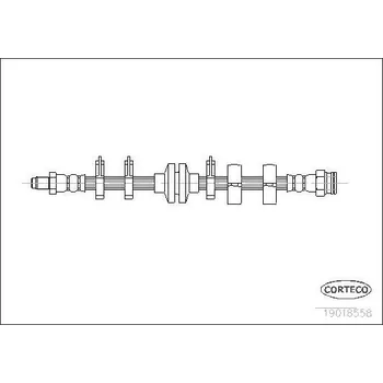Brzdová hadice Brzdová hadice CORTECO 19018558