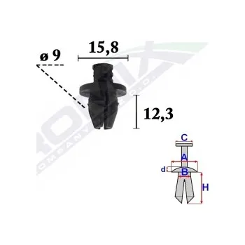 Oprava karosérie Romix Rozšiřující zástrčka C70332