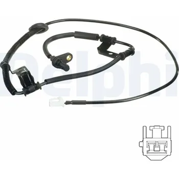 Přislušenství brzdového systému Snímač, počet otáček kol DELPHI SS20534