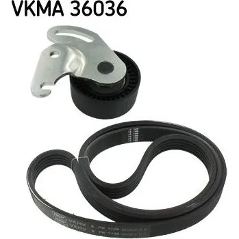Sada žebrovaných klínových řemenů SKF VKMA 36036