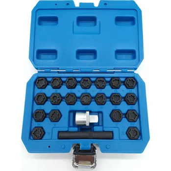 Nářadí pro automobil Magnus MGS13007B Klíče na bezpečnostní šrouby kol pro AUDI, sada 22ks