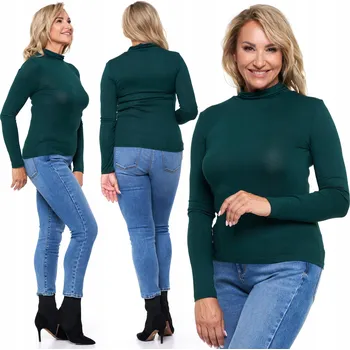 Moraj dámský golfový top zelený s dlouhým rukávem BD1900-020 polyester velikost M