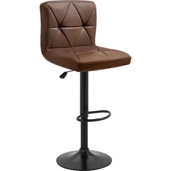 Jídelní židle Tempo Kondela Barová židle, ekokůže hnědá/černá, SELEST