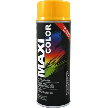 Barva ve spreji Motip Maxi color signální žlutá RAL1003 400ml
