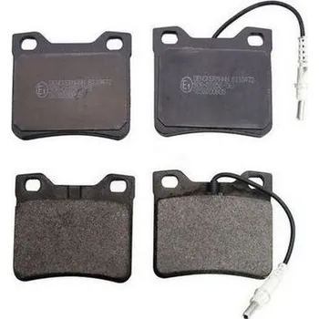 Brzdový systém Sada brzdových destiček, kotoučová brzda DENCKERMANN B110472