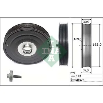 Sada řemenice, klikový hřídel Schaeffler INA 544 0088 20
