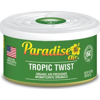 Vůně do auta Osvěžovač vzduchu Paradise Air Organic Air Freshener Tropic Twist - Tropický vánek (42 g)