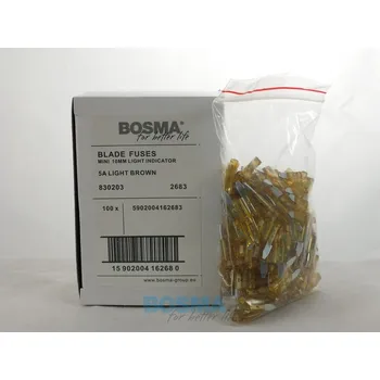 Autopojistky Bosma 2683 Pojistky Mini 5A světle hnědá