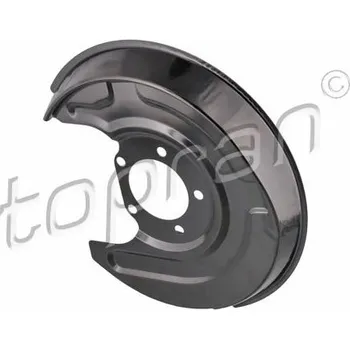 Brzdový systém Ochranný plech proti rozstřikování, brzdový kotouč TOPRAN 116 444